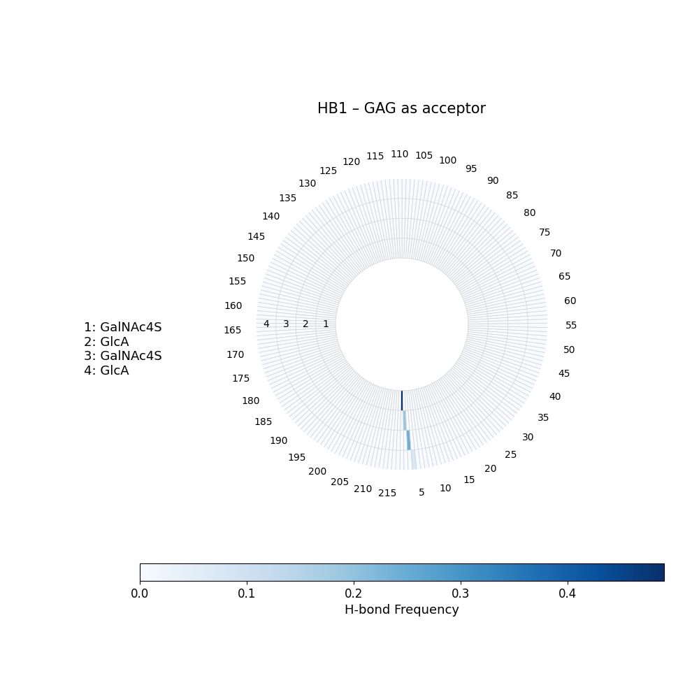 H-Bonds GAG as Donor Plot