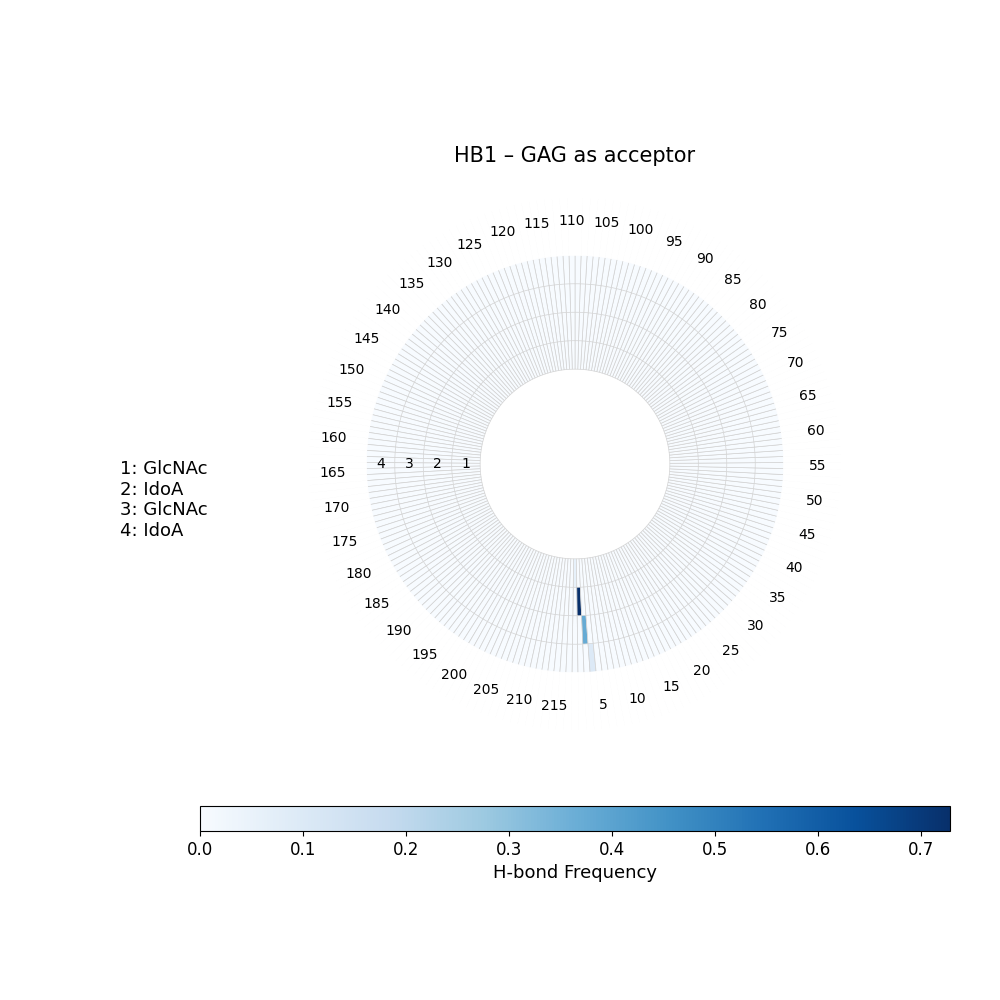 H-Bonds GAG as Donor Plot